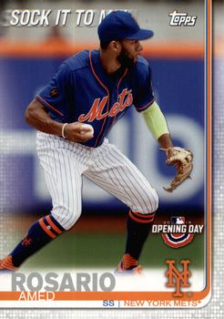 2019 Topps Opening Day - Sock It to Me! #SM-15 Amed Rosario Front
