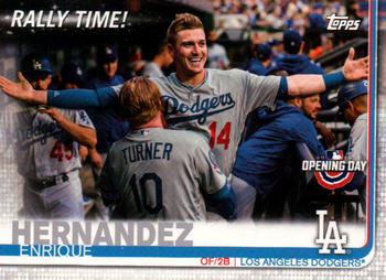 2019 Topps Opening Day - Rally Time! #RT-EE Enrique Hernandez Front
