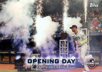 2019 Topps Opening Day - Opening Day #ODB-TBR Tampa Bay Rays Front