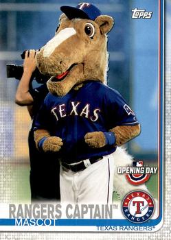 2019 Topps Opening Day - Mascots #M-12 Rangers Captain Front