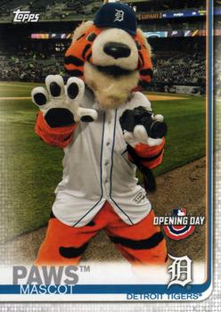2019 Topps Opening Day - Mascots #M-13 Paws Front