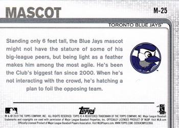 2019 Topps Opening Day - Mascots #M-25 Ace Back