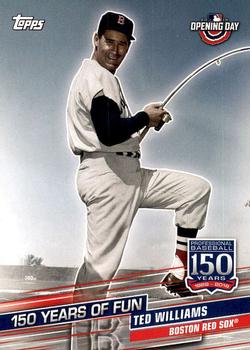 2019 Topps Opening Day - 150 Years of Fun #YOF-4 Ted Williams Front