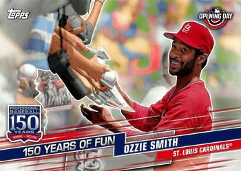 2019 Topps Opening Day - 150 Years of Fun #YOF-10 Ozzie Smith Front