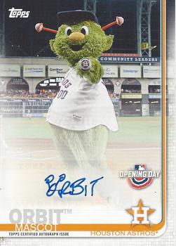 2019 Topps Opening Day - Mascot Autographs #MA-O Orbit Front