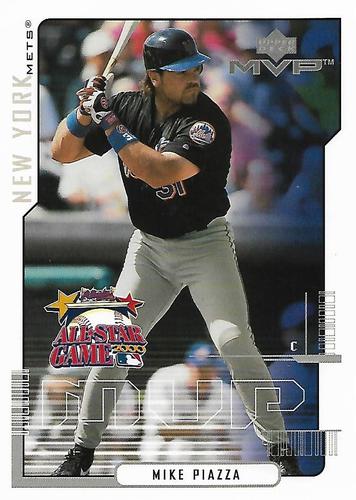 2000 Upper Deck MVP Jumbo All-Stars #AS2 Mike Piazza Front