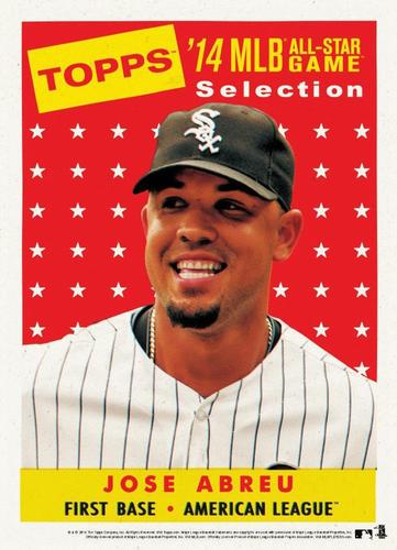 2014 Topps MLB All-Star Game Selections 5x7 #NNO Jose Abreu Front