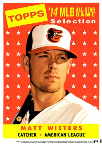 2014 Topps MLB All-Star Game Selections 5x7 #NNO Matt Wieters Front