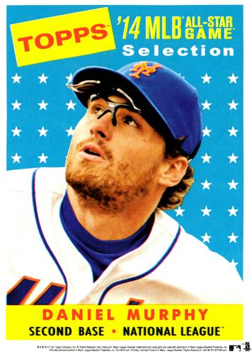 2014 Topps MLB All-Star Game Selections 5x7 #NNO Daniel Murphy Front