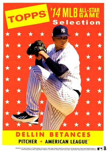 2014 Topps MLB All-Star Game Selections 5x7 #NNO Dellin Betances Front
