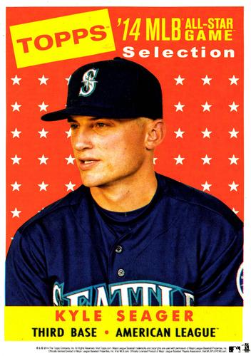 2014 Topps MLB All-Star Game Selections 5x7 #NNO Kyle Seager Front