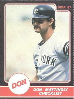 1987 Star Don Mattingly - Separated #1 Don Mattingly Front