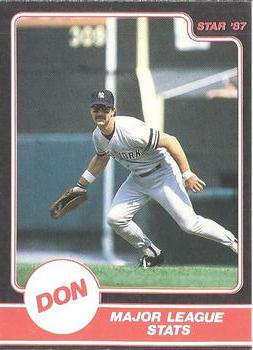 1987 Star Don Mattingly - Separated #3 Don Mattingly Front