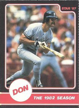 1987 Star Don Mattingly - Separated #7 Don Mattingly Front