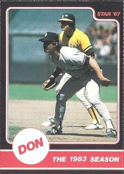 1987 Star Don Mattingly - Separated #8 Don Mattingly Front