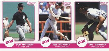 1987 Star Don Mattingly - Sticker Panels #NNO Don Mattingly Front