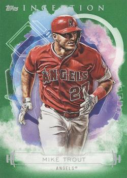 2019 Topps Inception - Green #1 Mike Trout Front