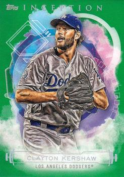 2019 Topps Inception - Green #11 Clayton Kershaw Front