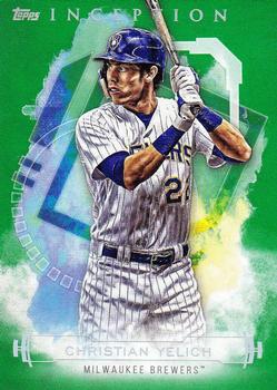 2019 Topps Inception - Green #21 Christian Yelich Front