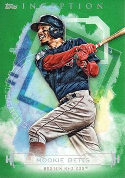 2019 Topps Inception - Green #40 Mookie Betts Front