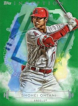 2019 Topps Inception - Green #50 Shohei Ohtani Front