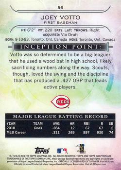 2019 Topps Inception - Green #56 Joey Votto Back