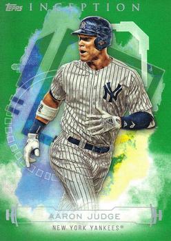 2019 Topps Inception - Green #81 Aaron Judge Front