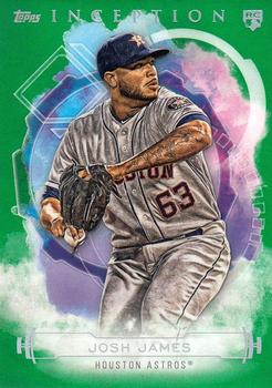 2019 Topps Inception - Green #91 Josh James Front