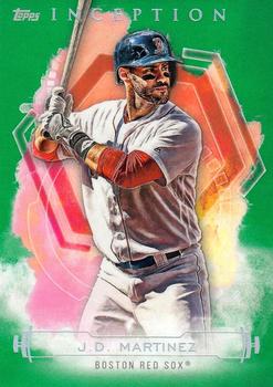 2019 Topps Inception - Green #93 J.D. Martinez Front