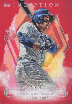 2019 Topps Inception - Red #90 Anthony Rizzo Front