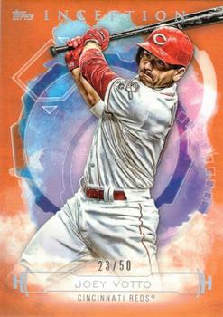 2019 Topps Inception - Orange #56 Joey Votto Front