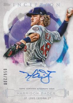 2019 Topps Inception - Rookies & Emerging Stars Autographs #RES-HB Harrison Bader Front
