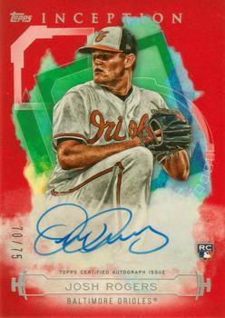 2019 Topps Inception - Rookies & Emerging Stars Autographs Red #RES-JR Josh Rogers Front