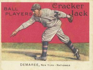 1914 Cracker Jack (E145) #92 Al Demaree Front
