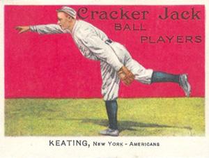 1914 Cracker Jack (E145) #95 Ray Keating Front