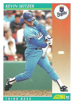 1992 Score #310 Kevin Seitzer Front