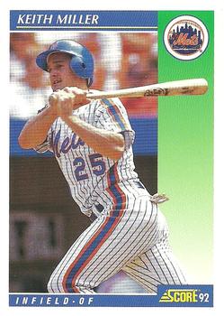 1992 Score #462 Keith Miller Front