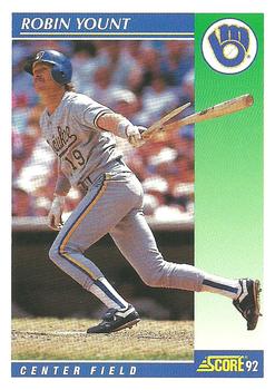 1992 Score #525 Robin Yount Front