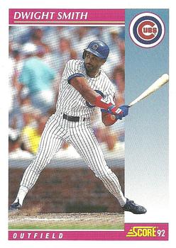 1992 Score #612 Dwight Smith Front