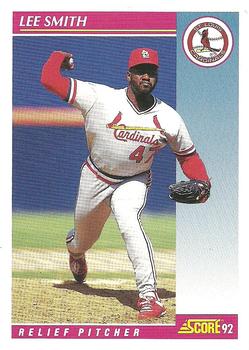 1992 Score #630 Lee Smith Front