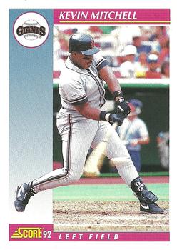1992 Score #640 Kevin Mitchell Front