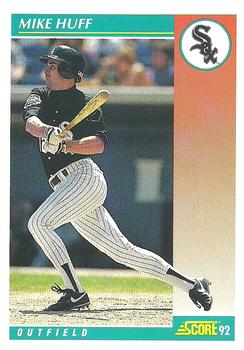 1992 Score #664 Mike Huff Front