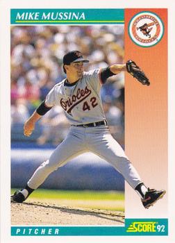1992 Score #755 Mike Mussina Front