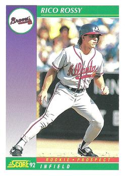 1992 Score #817 Rico Rossy Front