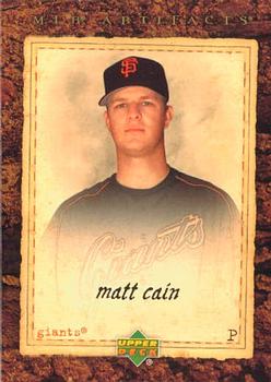 2007 Upper Deck Artifacts #65 Matt Cain Front