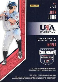2019 Panini USA Baseball Stars & Stripes - Jumbo #J-JJ Josh Jung Back