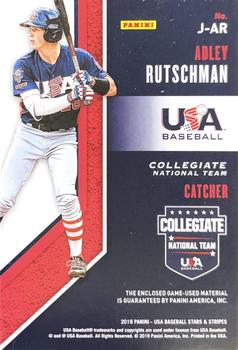 2019 Panini USA Baseball Stars & Stripes - Jumbo #J-AR Adley Rutschman Back