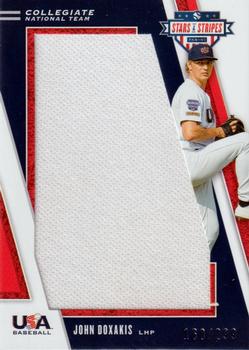 2019 Panini USA Baseball Stars & Stripes - Jumbo #J-JD John Doxakis Front