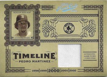 2005 Playoff Prime Cuts - Timeline Material Jersey #T-19 Pedro Martinez Front