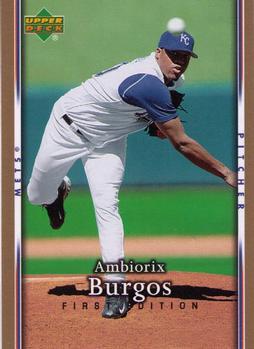 2007 Upper Deck First Edition #100 Ambiorix Burgos Front